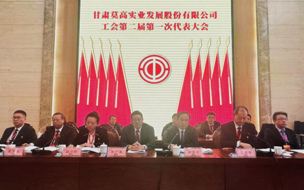 甘肃莫高实业发展股份有限公司 工会第二届第一次代表大会胜利召开